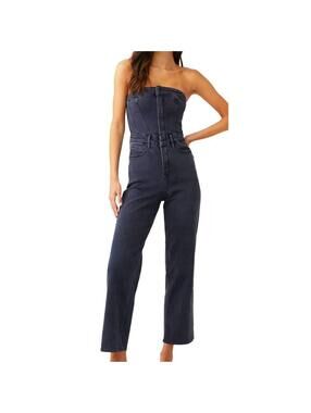 Good American Tube Top 90s Jumpsuit